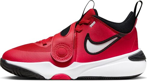 Nike Team Hustle D 11 Big Kids' Basketball Shoes (DV8996-102, White) Size 4 in Saudi Arabia