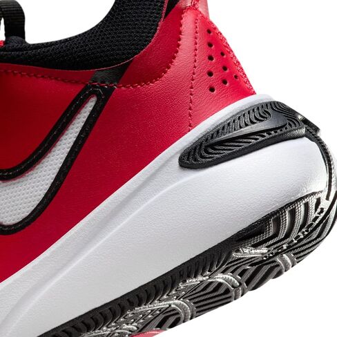 Nike Team Hustle D 11 Big Kids' Basketball Shoes (DV8996-102, White) Size 4 in Saudi Arabia