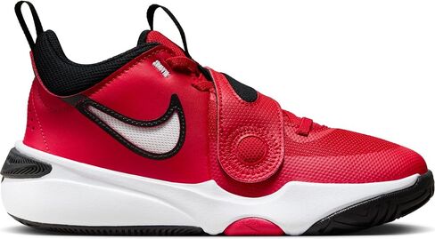 Nike Team Hustle D 11 Big Kids' Basketball Shoes (DV8996-102, White) Size 4 in Saudi Arabia