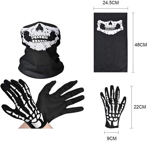 أزياء الهالوين Scream Grim Reaper لعام 2024 للرجال والنساء البالغين مقاس 5'3"-6'3"، عباءة سوداء مع غطاء رأس، 150 سم/59 بوصة-160 سم/63 بوصة رأس أسود للجنسين مع منجل، قناع جمجمة، قفازات هيكل عظمي in Kuwait