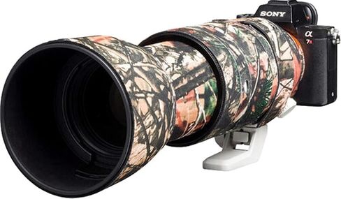 easyCover Lens Oak Neoprene Cover for Sony FE 100-400mm f/4.5-5.6 GM OSS Lens, Brown Camouflage in Kuwait