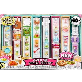 MGA's Miniverse Make It Mini Mega Buffet، مقتنيات صغيرة، DIY، لعب الراتنج، الأطعمة المقلدة، غير صالحة للأكل، جامعي، 8+ in Kuwait