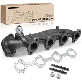 A-Premium Left Engine Exhaust Manifold Kit W/Gasket & Studs & Nuts [SOHC 8Cyl 5.4L] Compatible with Ford F-150 1999-2003, F-250 1999, F-150 Heritage 2004, Expedition 1999-2004, Replace# 2L1Z9431CA