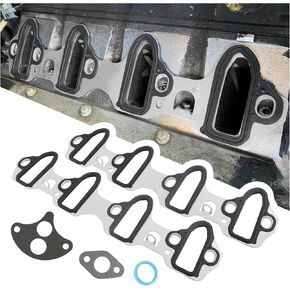 2PCS Intake Manifold Gasket Replacement OEM#MS98016T,Car Manifold Gasket for Sealing Cooling Lanes,Durable Intake Gasket Set Compatible with Silverado,Cadillac,Escalade