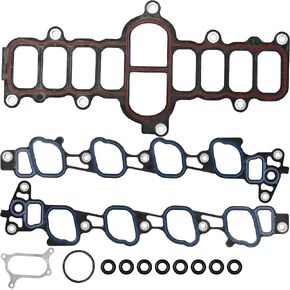 Lower and Upper Intake Manifold Gasket Set MS 96281-1 MS19370 Compatible with Ford E-150 4.6L 04-14, E-150 4.6L 04-14, F-150 4.6L 04-08, Mobility Ventures MV-1 4.6L 14-15