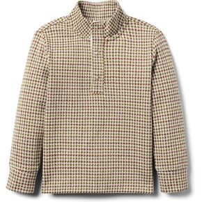 Janie and Jack Boys' Jacquard Mock Neck Sweater (Toddler/Little Big Kids)