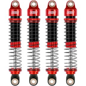 INJORA 59MM Threaded Shock Absorber Oil Damper for 1/18 RC Crawler Redcat Ascent18 Upgrade(Black Silver)