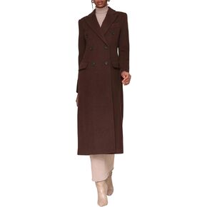 Avec Les Filles Women's Strong Shoulder Hourglass Coat
