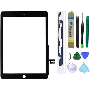 Dedia White Touch Screen Replacement Parts Digitizer Glass Assembly for iPad 7 7th Generation 2019 10.2 inch (A2197 A2198 A2200) Without Home Button +Pre-Installed Adhesive +Professional Tool Kit