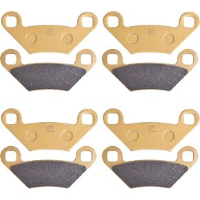 Brake Pads Kit Ceramic Fiber for Polaris for Sportsman 1000 Touring XP 2015-2020 XP 2016-2021 for Sportsman 550 EPS/X2/Touring 2010-2014 for Sportsman 850 XP/Touring 2010-2013 Touring HO 2013-2015