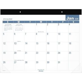 AT-A-GLANCE 2025 Appointment Book Planner, Weekly, 8-1/4" x 11", Large, Large Print, Black (70LP010525)
