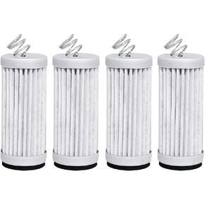 4PCS 80mm Transmission Oil Filter MIU800986 Compatible with John Deere Tractor X310 X360 X370 X390 X394 Replaces 1736211SM, 535402819, 586666801, 1A632026450, 1A6320-26450