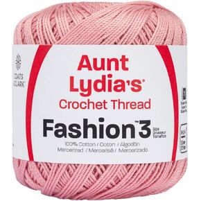 Aunt Lydia's Soft Mauve Fashion Crochet Thread Size 3