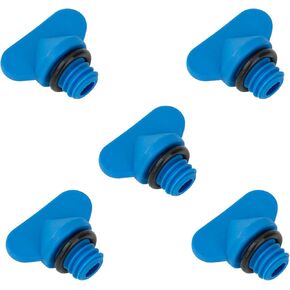 Manifold Engine Water Plug, Drain Plug Kit Replacement for Mercruiser 22-806608A02 Replacement for Sierra 18-4226 Compatible with GLM 13992 Pack of 5