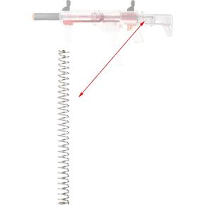 WORKER 1.8 Slim Spring Metal Silver for Prophecy and Nexus Pro Modify Toy