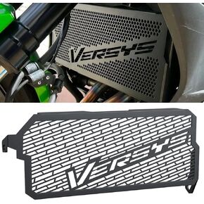 Motocycle Radiator Grille Guard Protection Cover for Kawasaki KLE650 V-ERSYS 650 2015 2016 2017 2018 2019 2020 2021-Black