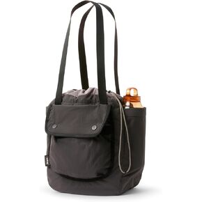 Bellroy Cinch Tote (16 liter lightweight tote bag with external organization, pop pockets, a luggage pass-through, and effortless draw-cord closure) - Oat