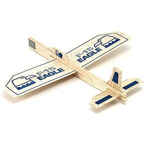 Guillows Balsa Airplane Eagle Glider Plane Toy - Party Favor Lot Of 6