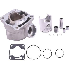 47.5mm Cylinder Piston Gasket Top End Kit Compatible with Yamaha YZ85 YZ 85 2002-2018, YZ80 1993-2001 43K-11611-00-00 4ES-11311-30 Repair Rebuild Rings 85cc