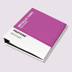 PANTONE | METALLIC CHIPS BOOK | 655 Metallic Colors for Print and Packaging | GB1507C