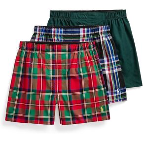POLO RALPH LAUREN Men's Woven Boxer 3-Pack