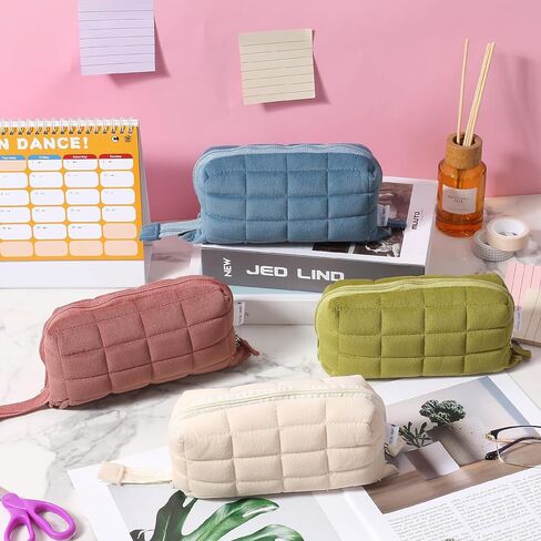 Mr. Pen- Large Capacity Pillow Pencil Case, Beige Pencil Pouch, Pencil Bag, Pen Case, Pen Pouch, Pen Bag, Pencil Pouches, Pencil Bags, School Pencil Case, College Pencil Case, Makeup Pouch in Saudi Arabia