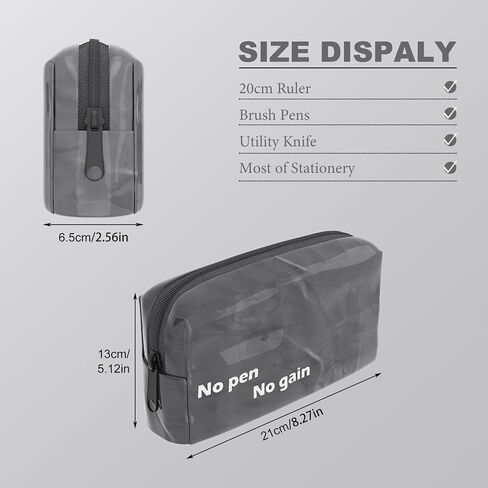 Large Capacity Pencil Case Unique Pencil Pouch, Waterproof Pen Bag Personal Stationery Organizer (Brown paper) in Saudi Arabia