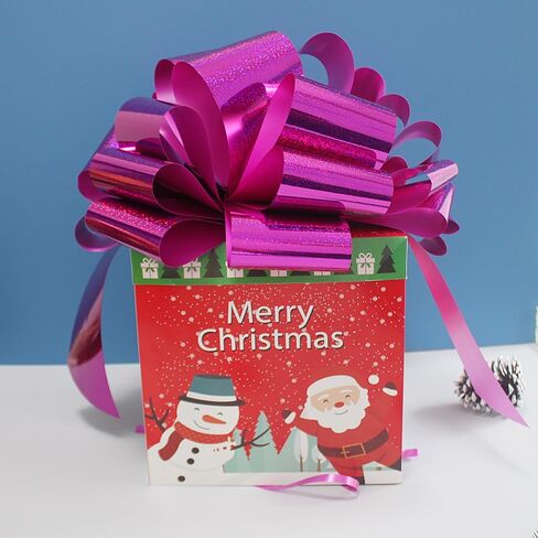 1Pcs Giant Gift Bows,16 Inch Giant Car Bow Large Gift Bow Large Christmas Gift Refrigerator New House Bicycle and Party Decoration Giant Gift Packaging Bow (red) in Saudi Arabia