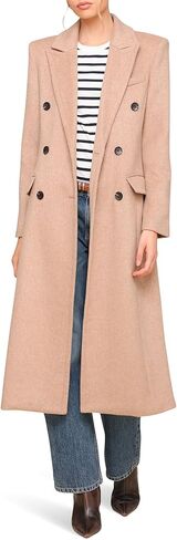 Avec Les Filles Women's Strong Shoulder Hourglass Coat in Kuwait
