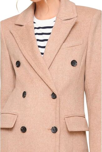 Avec Les Filles Women's Strong Shoulder Hourglass Coat in Kuwait