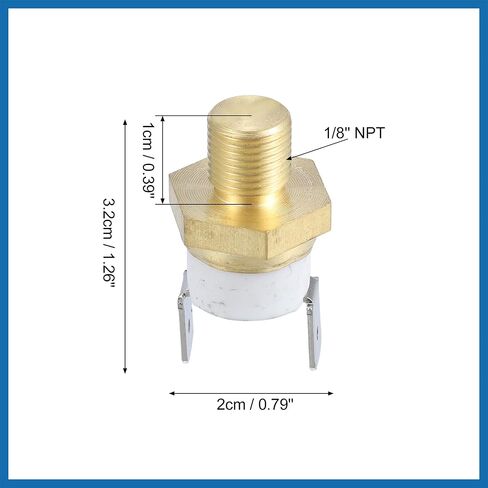 عالمي السيارات المبرد محرك تبريد مروحة درجة الحرارة الحرارية الاستشعار التبديل 1/8 '' NPT 175-190 درجة على 155 درجة قبالة استبدال العنصر in Kuwait