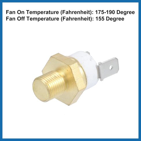 عالمي السيارات المبرد محرك تبريد مروحة درجة الحرارة الحرارية الاستشعار التبديل 1/8 '' NPT 175-190 درجة على 155 درجة قبالة استبدال العنصر in Kuwait