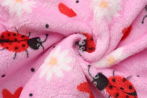 Girls Soft Fleece Robes Plush Hooded Bathrobes Sleepwear for Kids 2-16 Years in Saudi Arabia