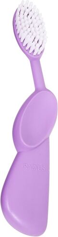 RADIUS Toothbrush Original Big Brush, BPA Free ADA Accepted - Right Hand - Pink Brush with Pink Case in Saudi Arabia