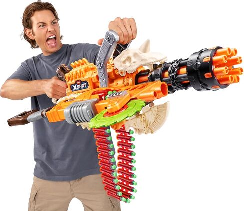 XShot Insanity HorrorFire Dread Hammer by Zuru with 48 Darts, Air Pocket Technology Darts and Dart Storage, Outdoor Toy for Boys and Girls, Teens and Adults in Kuwait
