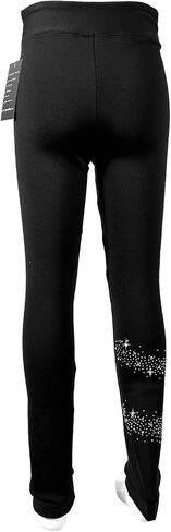 Girl's Plush Ice Skating Training Pants with Sparkling Rhinestones Decoration Stylish for Girls in Saudi Arabia
