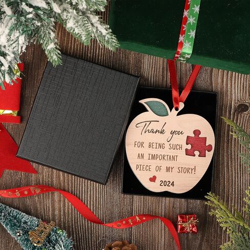 Going Away Gifts for Coworkers Women, Never Forget the Difference You Make, Ceramic Christmas Ornament Keepsake Sign Heart Shape Teacher Retirement Gifts for Women, Farewell Gifts for Coworkers in Kuwait