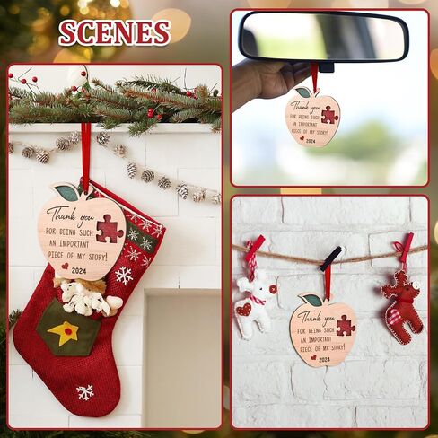 Going Away Gifts for Coworkers Women, Never Forget the Difference You Make, Ceramic Christmas Ornament Keepsake Sign Heart Shape Teacher Retirement Gifts for Women, Farewell Gifts for Coworkers in Kuwait