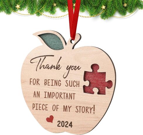 Going Away Gifts for Coworkers Women, Never Forget the Difference You Make, Ceramic Christmas Ornament Keepsake Sign Heart Shape Teacher Retirement Gifts for Women, Farewell Gifts for Coworkers in Kuwait