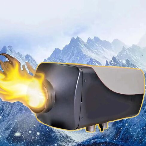 ZHIBANG Diesel Air Heater Unique Intelligent 12V/8KW Parking Heater，Diesel Heater with Smart LCD Display, 10L Fuel Tank and Muffler, Suitable for RV, Trailer, Truck, Boat in Saudi Arabia