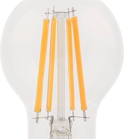 Westinghouse 5136100 6.5 وات (ما يعادل 60 وات) A19 لمبة إضاءة LED ذات خيوط شفافة قابلة للتعتيم، قاعدة متوسطة، عبوتان in Kuwait