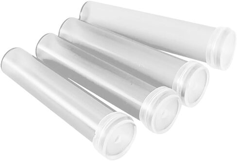 GSHLLO 30 Pcs Clear Plastic Flower Water Tubes Individual Floral Water Tubes Picks Small Flower Stem Water Holder Plant Cutting Tubes with Caps for Flower Arrangement 7 cm in Saudi Arabia