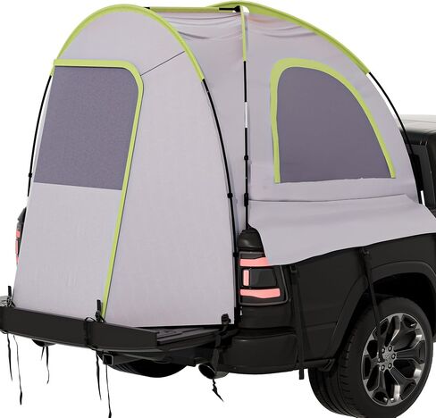 Truck Tent, Truck Bed Tent Quick & Easy Automatic Setup, Truck Bed Portable Outdoor Camping Tent,4.9'-6.8' Pickup Truck Tent,Truck Tent for Bed with Beach mat, Shoe Bag & Storage Bag in Saudi Arabia
