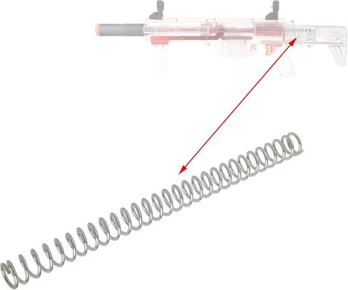 WORKER 1.8 Slim Spring Metal Silver for Prophecy and Nexus Pro Modify Toy in Saudi Arabia