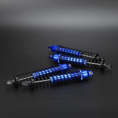RCAWD RC Shock Absorber for X-Maxx 1/5 1/6 Upgrades, Adjustable RC Shocks Damper with Spring, Hop Ups Parts for #7761, 77086-4 Blue in Saudi Arabia