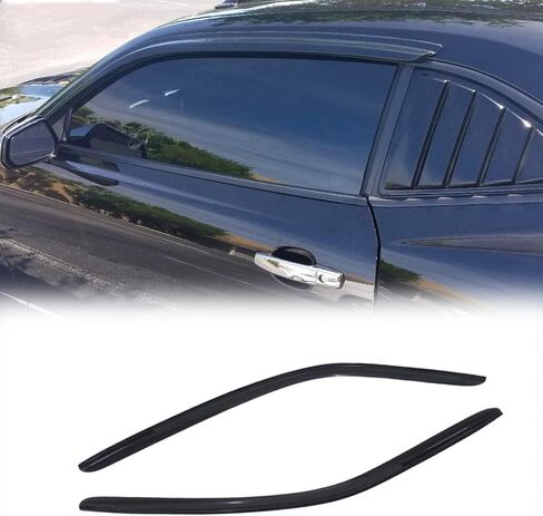 عاكس الرياح للنافذة الجانبية المقاوم للماء، قطعتان من مجموعة عاكس الرياح البديلة الواقية، أقنعة نافذة تناسب 2010-2020 شيفروليه كامارو 92341 in Kuwait