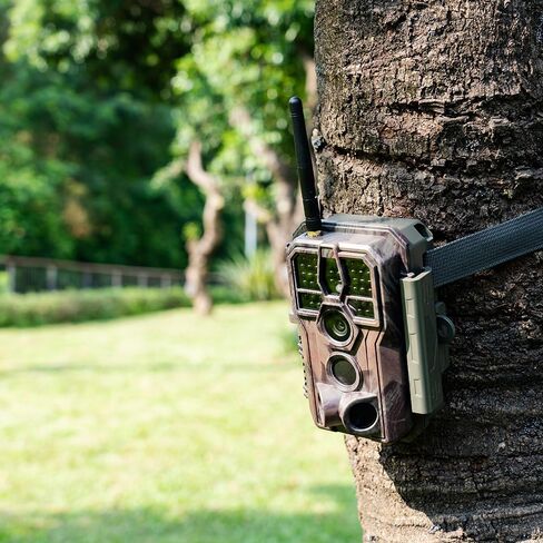 GardePro E8 Trail Camera WiFi 48MP 1296p Fast 0.1s Trigger Speed Motion Activated 100ft Night Vision IP66 Waterproof, for Hunting, Deer Camera, Wildlife Scouting in Kuwait