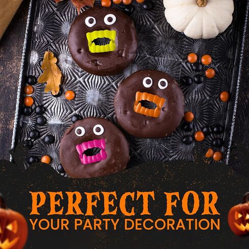 Vampire Teeth Kids Size, White Fake Vampire Teeth for Kids, Vampire Fangs for Kids Costume, Dress-Up, Pretend Play, 12 Pack Halloween Teeth for Halloween Party Favors in Kuwait