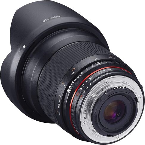 روكينون عدسة 16M-E 16 ملم f/2.0 زاوية ثابتة واسعة شبه كروية لسوني E-Mount in Saudi Arabia