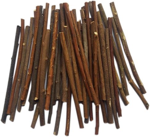 5 بوصات طويلة 0.1-0.2 بوصة بقطر عصي خشبية لدعائم الصور اليدوية (100 قطعة) in Kuwait